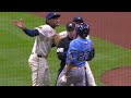 Rays vs. Brewers fight (Home and Away broadcast intermix)
