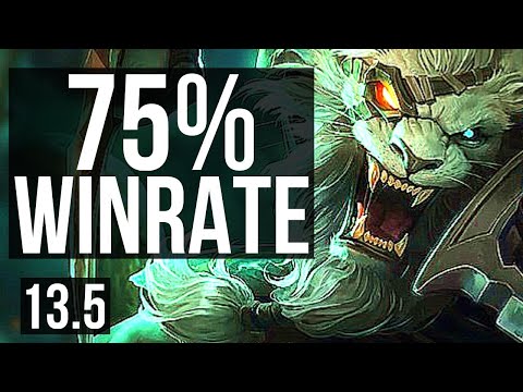 RENGAR vs GRAVES (JNG) | 17/1/3, 75% winrate, 8 solo kills, Legendary | TR Challenger | 13.5
