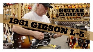 Video thumbnail for "Guitar Close Up" - 1931 Gibson L-5 Sunburst | Norman's Rare Guitars by Normans Rare Guitars