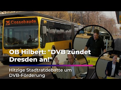 Dresden: OB Hilbert mit scharfer Kritik an DVB 🚍💥I Sachsen Fernsehen