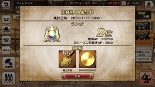 【グリムノーツ】四周年の闘技場結果の感想をつらつらと