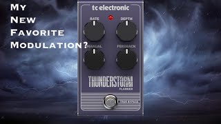 Video thumbnail for TC Electronic Thunderstorm Flanger: My New Favorite Modulation Pedal? by Chuck's Guitar Geekery