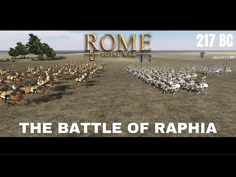 The Battle of Raphia: Ptolemiac Egypt vs Seleucid Empire 217 BC | Rome Total War | No Commentary