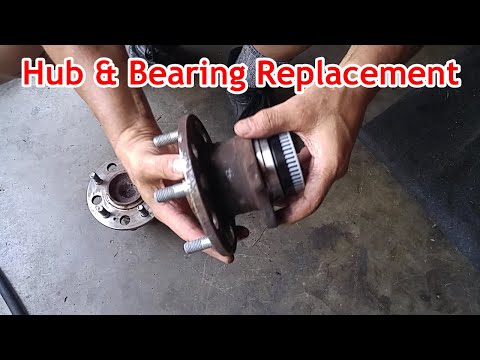 How to Replace Hyundai Sonata / Kia Optima Rear Bearing And Hub (with shock absorber replacement)