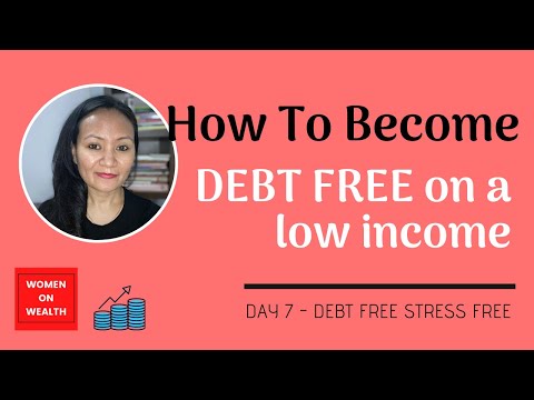 How To Become Debt Free On A Low Income