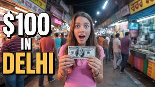 What Can $100 Get in NEW DELHI | A Day in India on a Budget