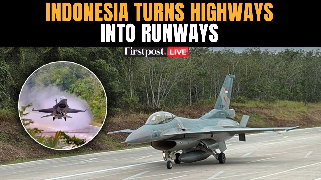 LIVE: Indonesia Turns Highways Into Runways In A New Defense Strategy | Firstpost