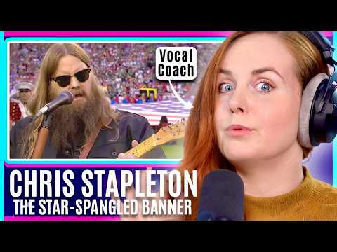 Vocal Coach Breaks Down Chris Stapleton - Star-Spangled Banner | U.S National Anthem Analysis