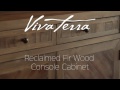VivaTerra Reclaimed Fir Wood Console Cabinet