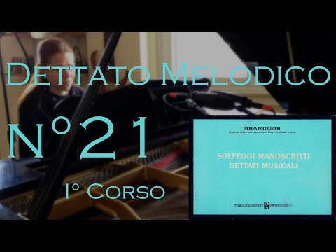 Dettato Melodico n.21 - I Corso - N. Poltronieri