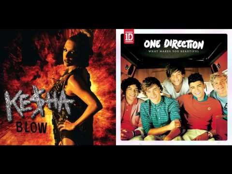 Kesha - Blow vs One Direction - What Makes You Beautiful