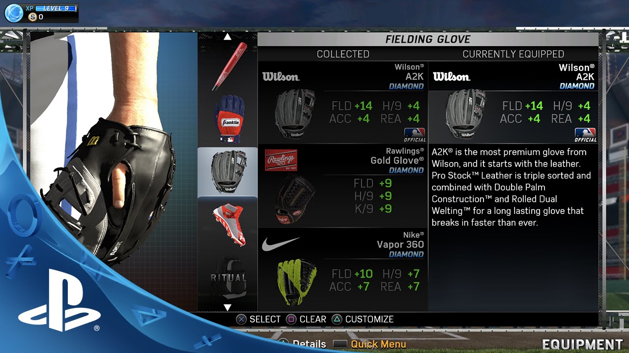 MLB 15 The Show: Universal Rewards & Equipment Detailed