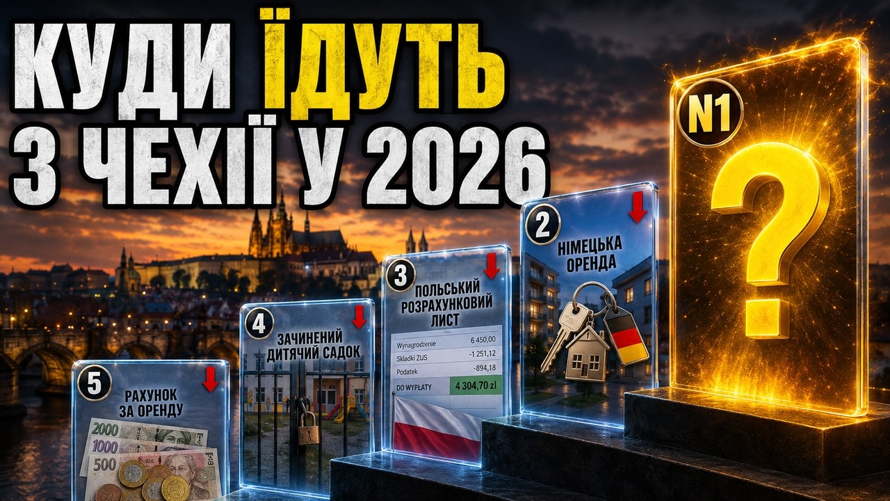 Чому українці масово їдуть з Чехії у 2026 - і куди саме: 4 напрямки в цифрах