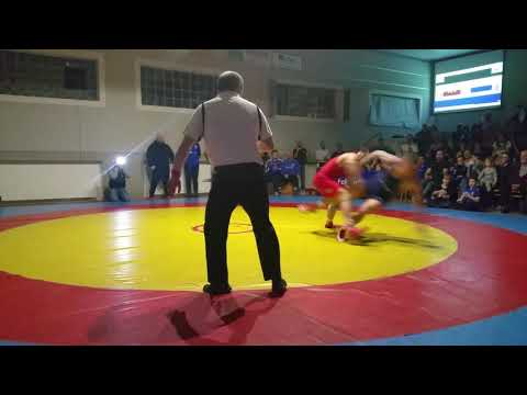 07.12.19 SV Fahrenbach vs. RWG - 75kg Freistil: Vadim Sacultan vs Florian Lamm