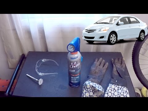 Recharge 2007 Toyota Yaris AC with EZ Chill
