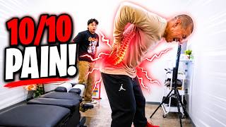 THE *WORST* BACK PAIN IVE EVER CRACKED‼️😱 | MIRACLE Chiropractic | Asmr Pain Relief | Dr Tubio
