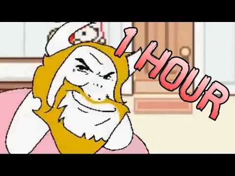 Asgore Runs Over Dess With Lyrics | Deltarune [1 HOUR]