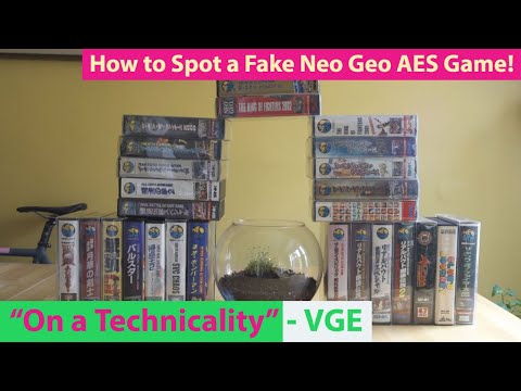 How to Spot a Fake Neo Geo AES Game - "On a Technicality"