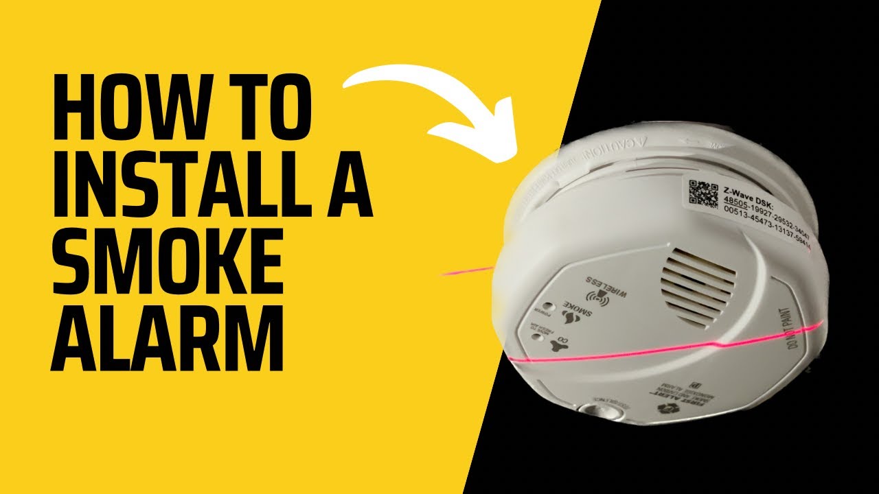 How To Properly Install A Smoke Alarm (First Alert + Z Wave)