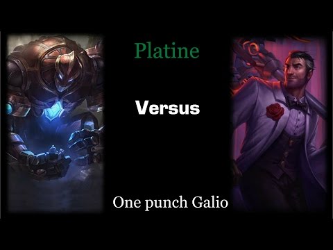GALIO VS JAYCE - LOW PLATINE - One Punch Galio