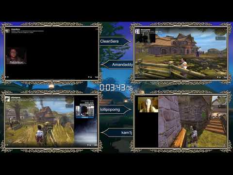 Fable TLC: Blindfolded race between kam1j, CleanSera, Amandaddy and lollipopomg