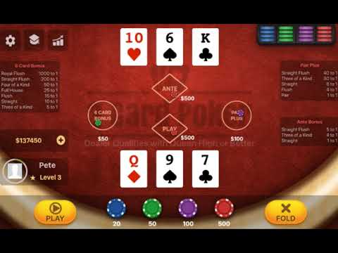 Three Card Poker Video