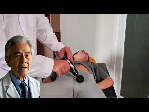 Deep Leg Muscle Recovery Using Dr. George Wilson’s Percussion Massager