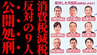 【皮肉な展開】テレビが自民党「減税反対9人」を顔写真付きで紹介→SNSでは逆に「誰が反対したか分かりやすい」と話題になってしまうｗｗｗ