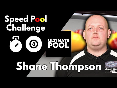 Ultimate Pool Speed Pool Challenge ⏱🎱 | Shane Thompson
