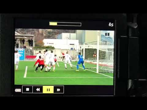 Der aberkannte Führungstreffer von St. Georgen im Pokalfinale gegen Trient