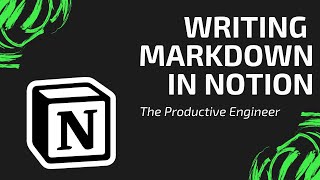  - WRITING MARKDOWN IN NOTION GUIDE | How to Use Markdown in Notion Effectively