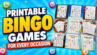 Printable Bingo Games for Every Occasion | Download, Print & Play