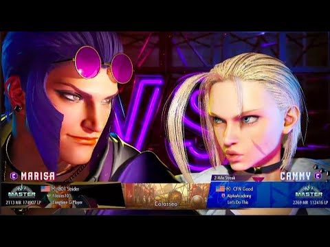 #SF6 #801Strider(Marisa) VS #Punk(Cammy) Arm The Rebels Cup #2