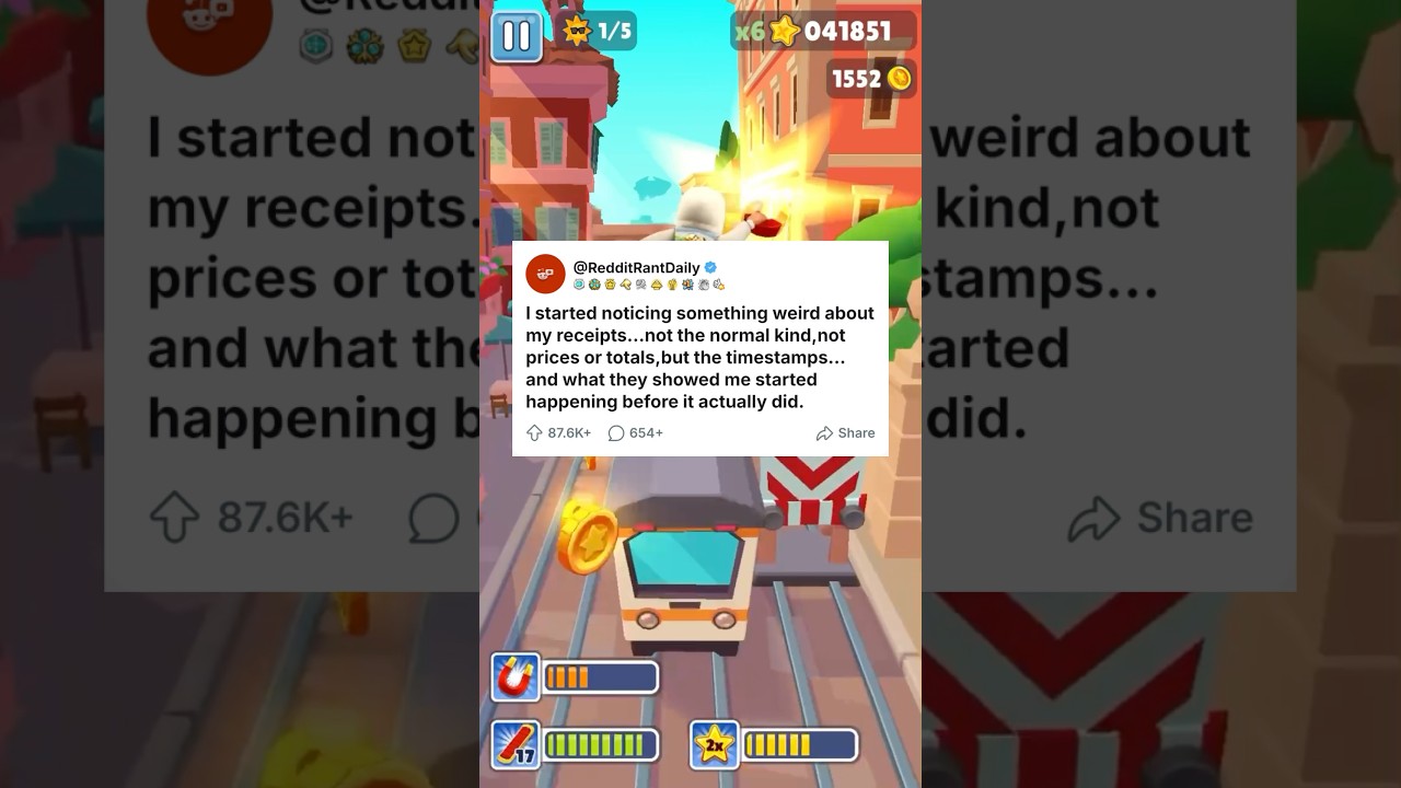 I started noticing something weird about my receipts...not the normal kind, not prices or totals…