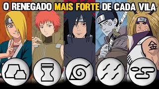 O NINJA RENEGADO MAIS PODEROSO DE CADA VILA EM NARUTO