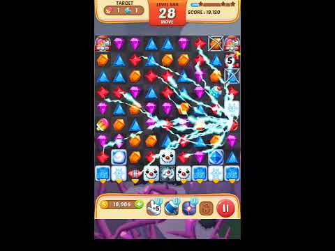 Jewel Match King Level 444 - Walkthrough ( No Booster )