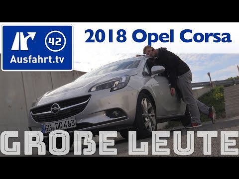 Opel Corsa für große Personen? Ausfahrt.tv hilft.