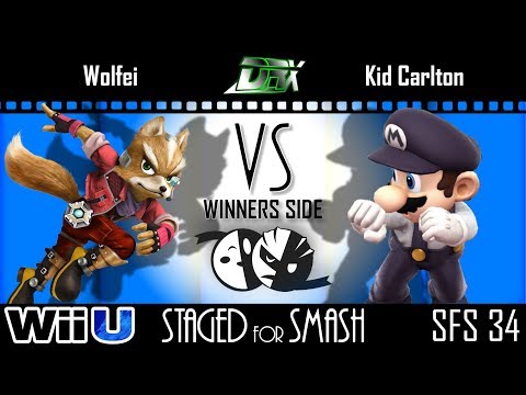 SFS 34 - DRX Wolfei (Fox) vs KidCarlton (Mario) - Smash 4 - Wii U