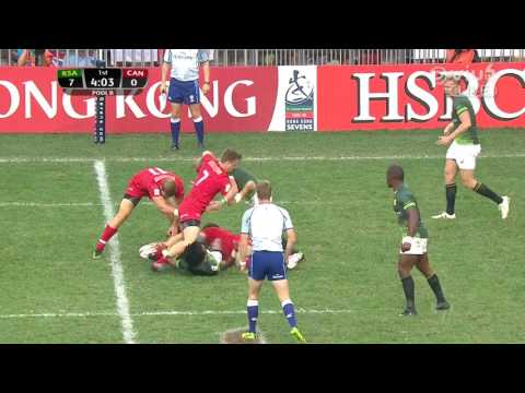 2017 Hong Kong 7s South Africa vs Canada 1st half (Day 2)