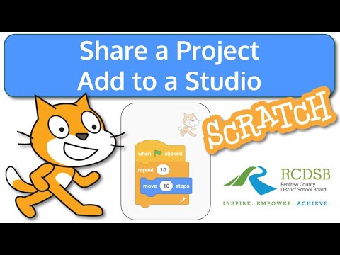 Sharing a Scratch Project and Adding it to a Studio