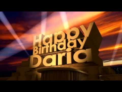 DARIA Happy Birthday Song