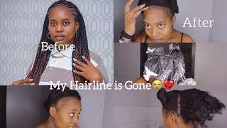 Download lagu I messed Up Again😭 My Hairline is Gone   Wash Day Routine   Length Check | Samuperty mp3