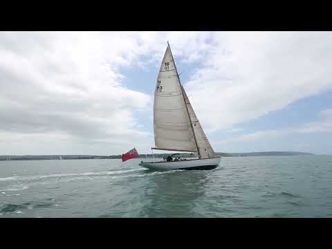 BOJAR - VINTAGE YACHT JOHAN ANKER 52 FT FLUSH DECK CUTTER 1937