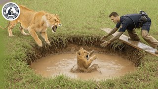 Animal Rescue: Mother Lion Pleads With Police to Save Her Cub From Quicksan #94