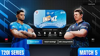 Match 5 India Vs Newzealand | T20I Series | 2026 | Cricket 26 Gameplay