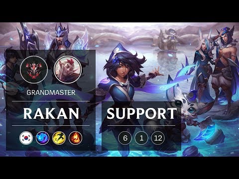 Rakan Support vs Alistar - KR Grandmaster Patch 9.3