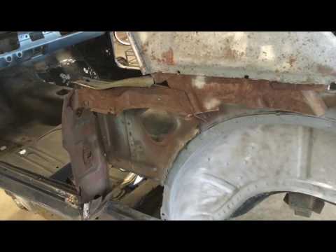 Test Fitting Outer Wheel House and Quarter Panel