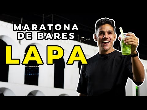 LAPA - MARATONA DE BARES na noite do RIO DE JANEIRO!