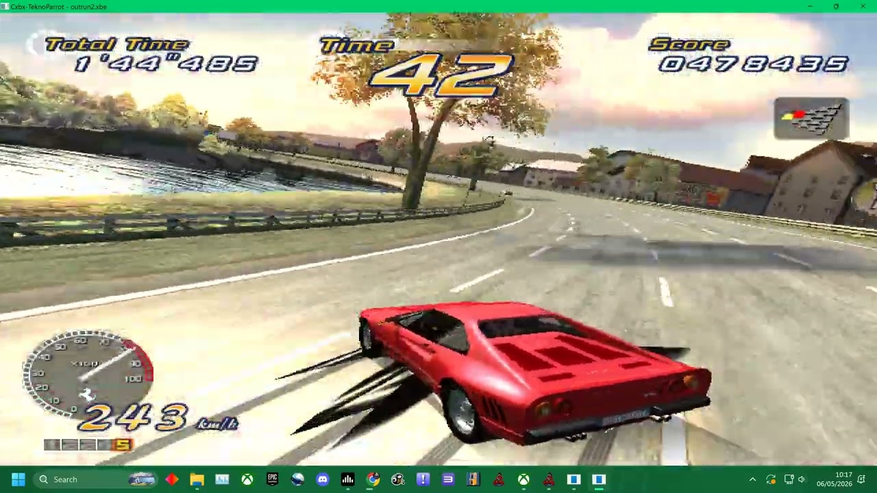 CHIHIRO = SEGA OUTRUN 2 - 288 GTO - OUTRUN MODE - 4K UK ARCADES 2026 TEKNOPARROT