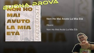 Reaction first listen NON HO MAI AVUTO LA MIA ETA&#39; di Rkomi